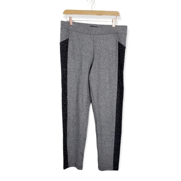 Eileen Fisher pull on tapered leg heathered print relaxed pant size medium - Picture 2 of 7